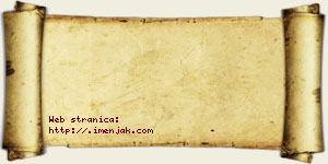 Jefimija Mečanin vizit kartica